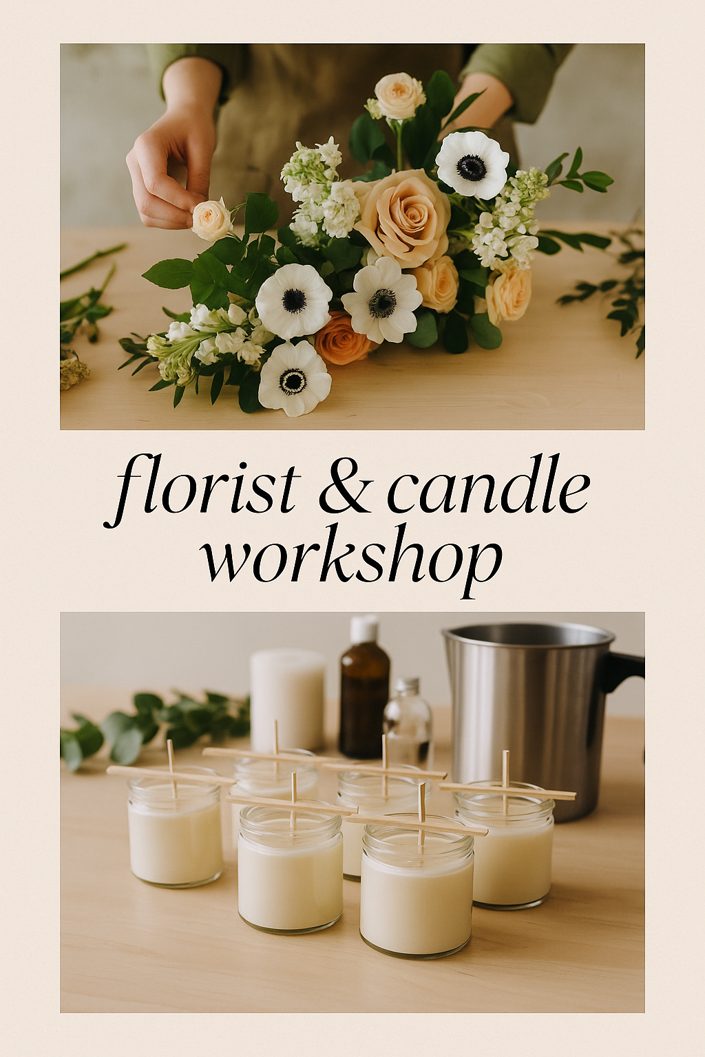 Floral & Candle-Making Workshop with Chosen Meadow
