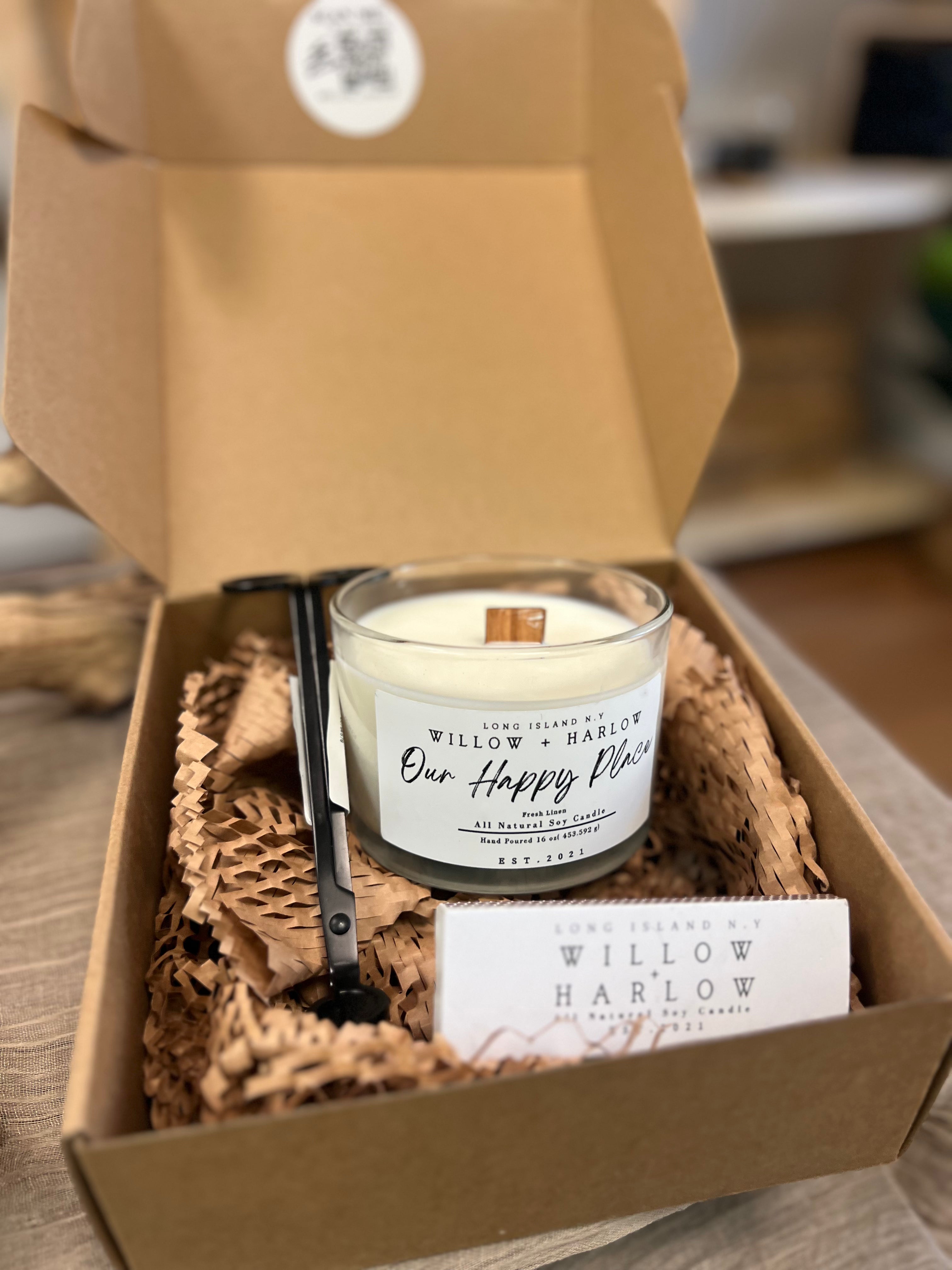 our happy place candle