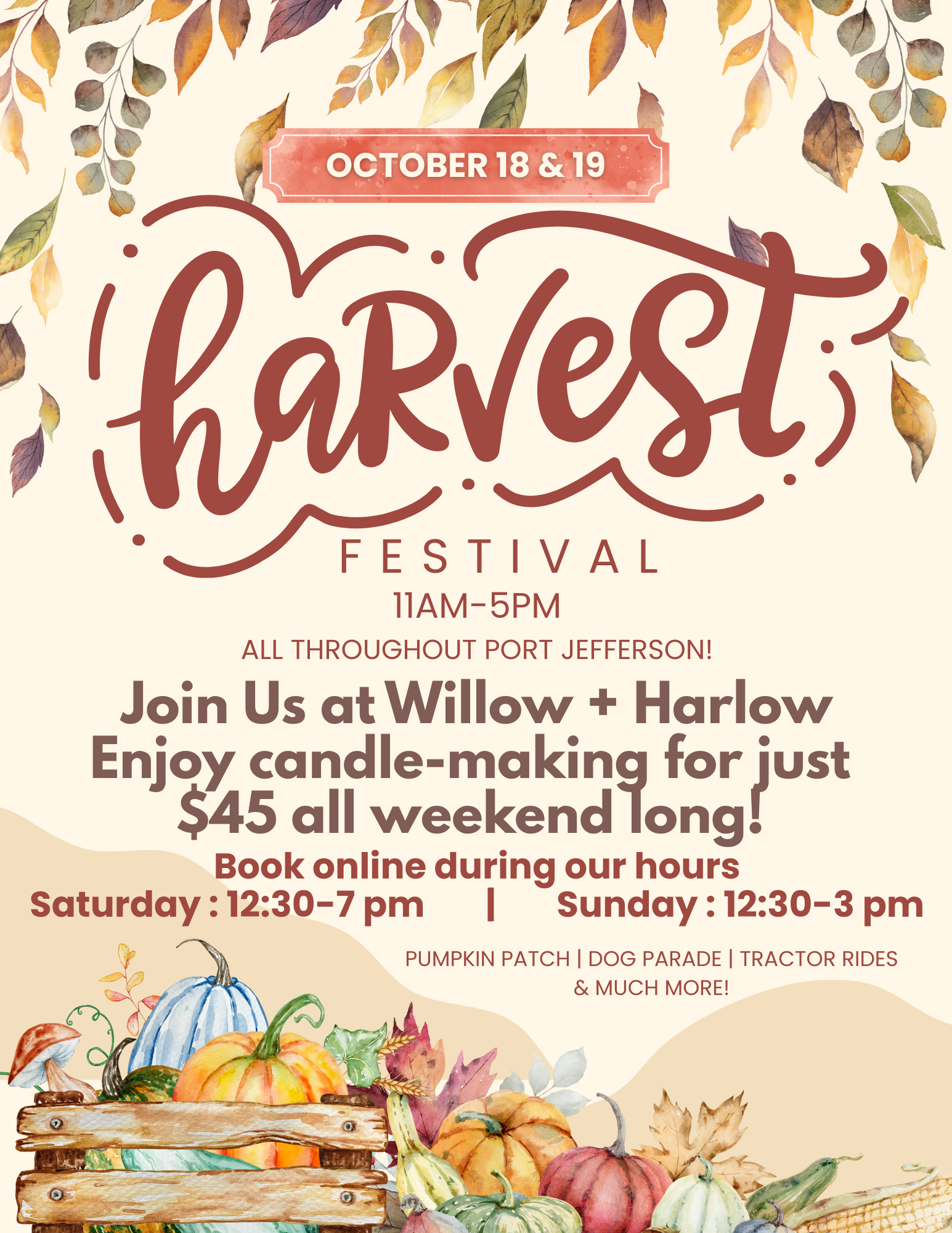 Harvest Festival Candle Making