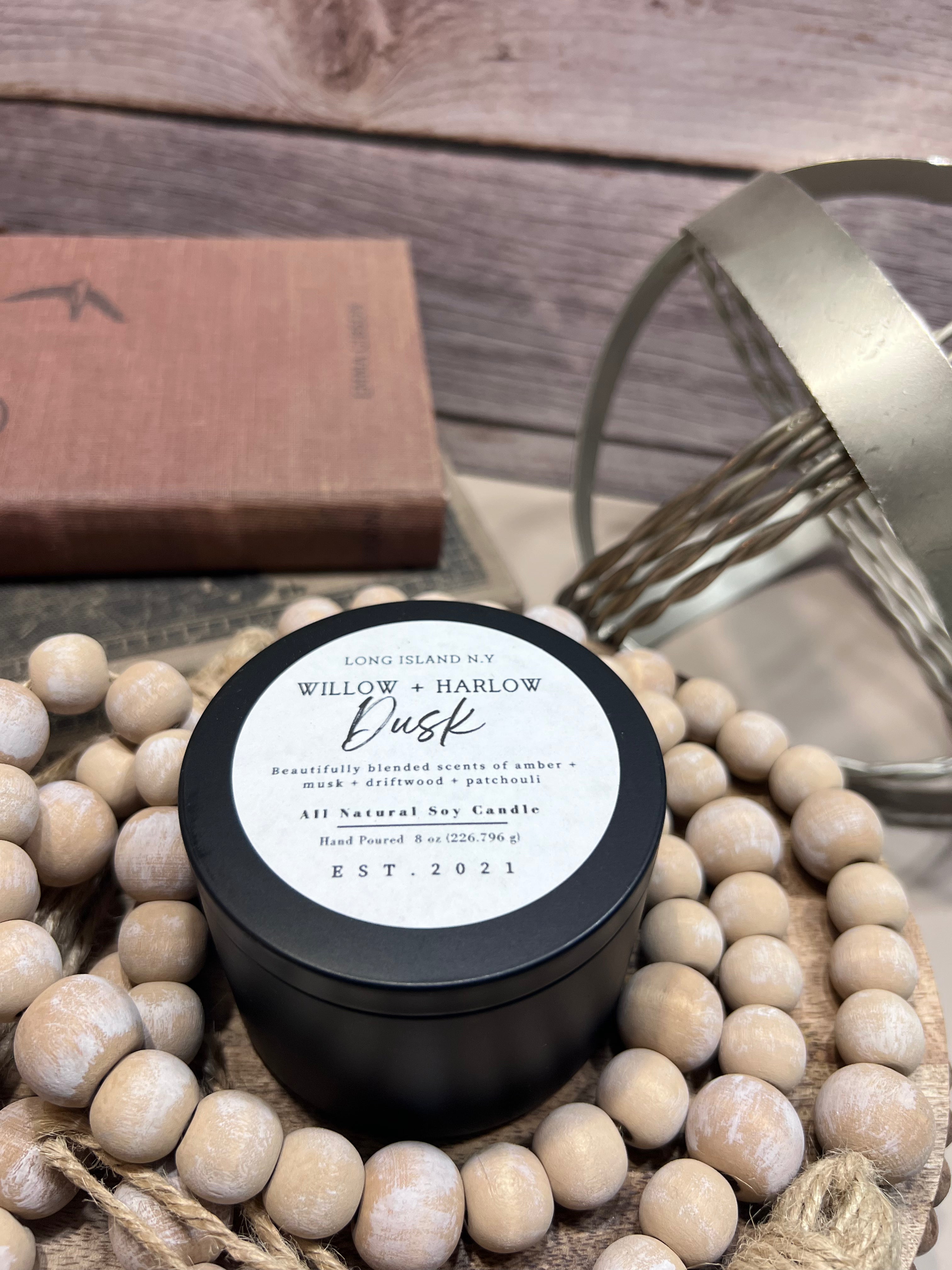 Black Matte 8 oz Candles