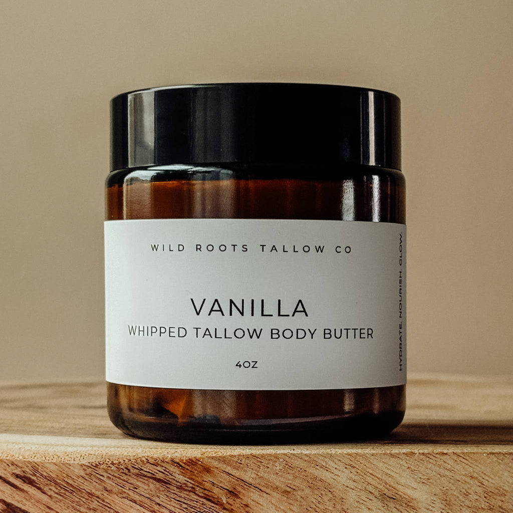 Vanilla Bean Infused Tallow Body Whip