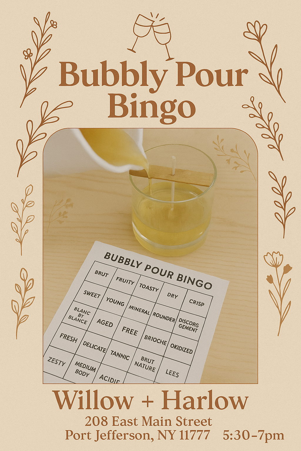 Bubbly Bingo Pour