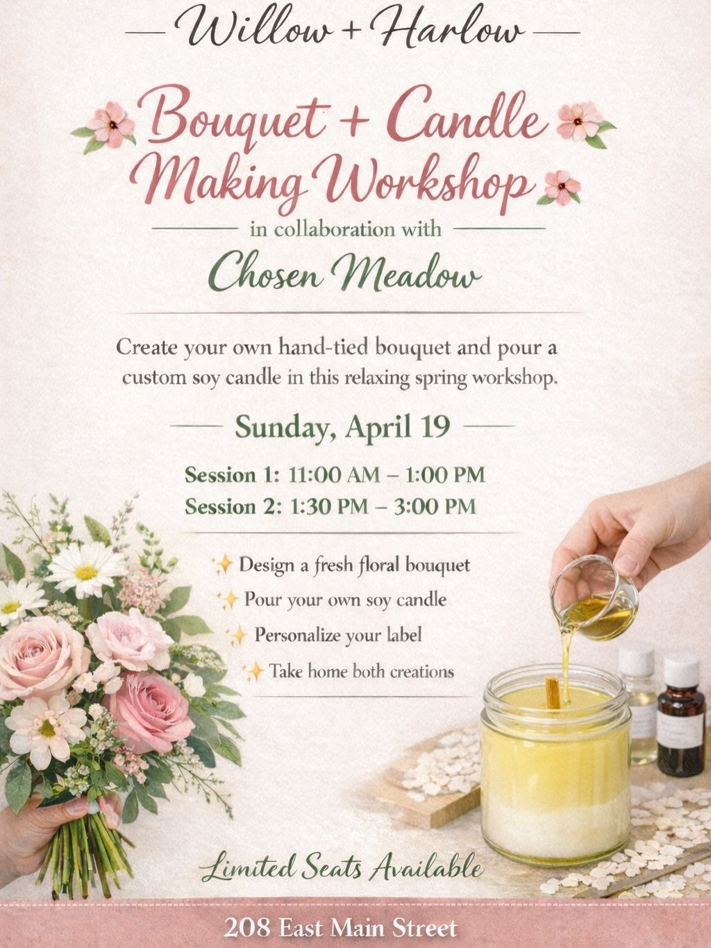 Candle Making & Bouquet Making