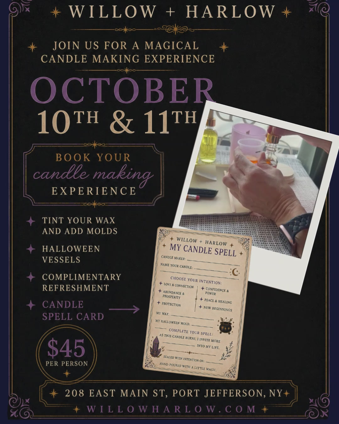 Witches + Warlocks Candle Making